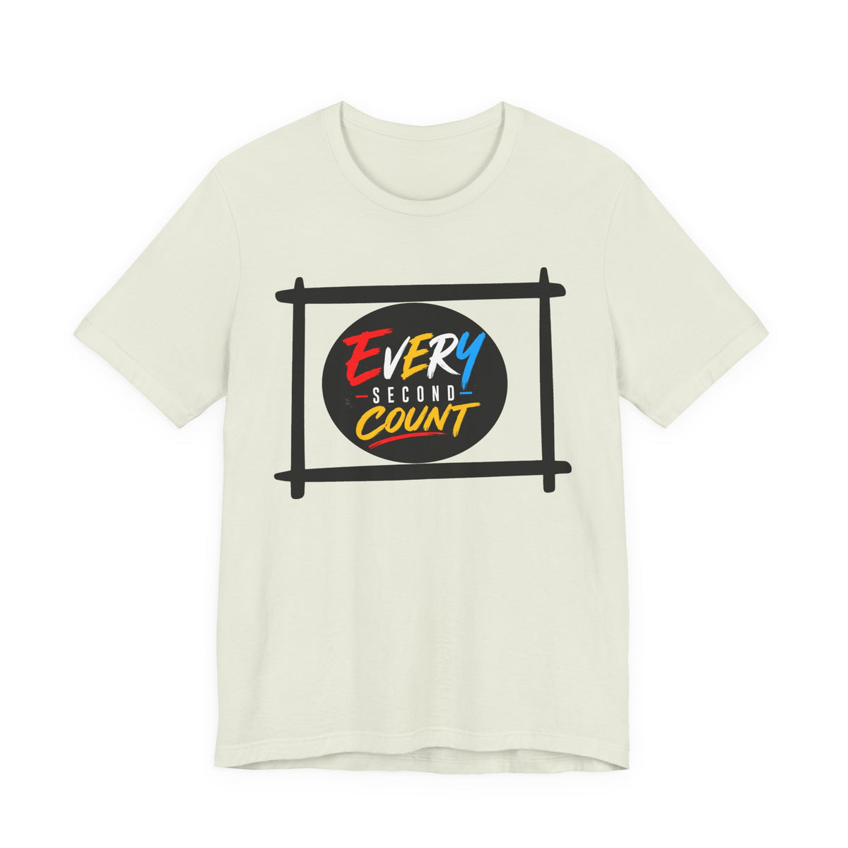 Every Second Count Tee - Motivational Graphic T-Shirt