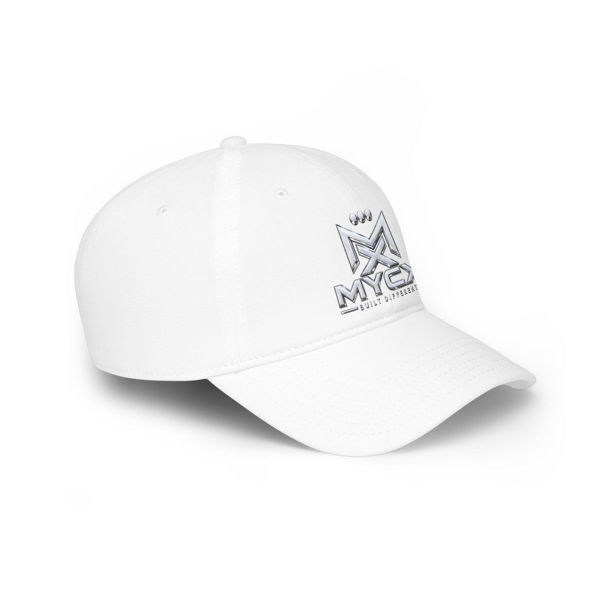 MYCX Logo Low Profile Baseball Cap — Embroidered Black Dad Hat