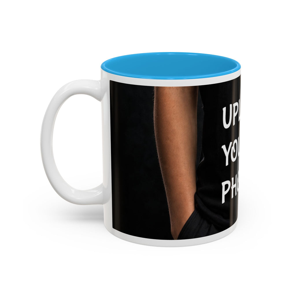 Personalized Photo Accent Mug (Two‑Tone, 11oz/15oz)