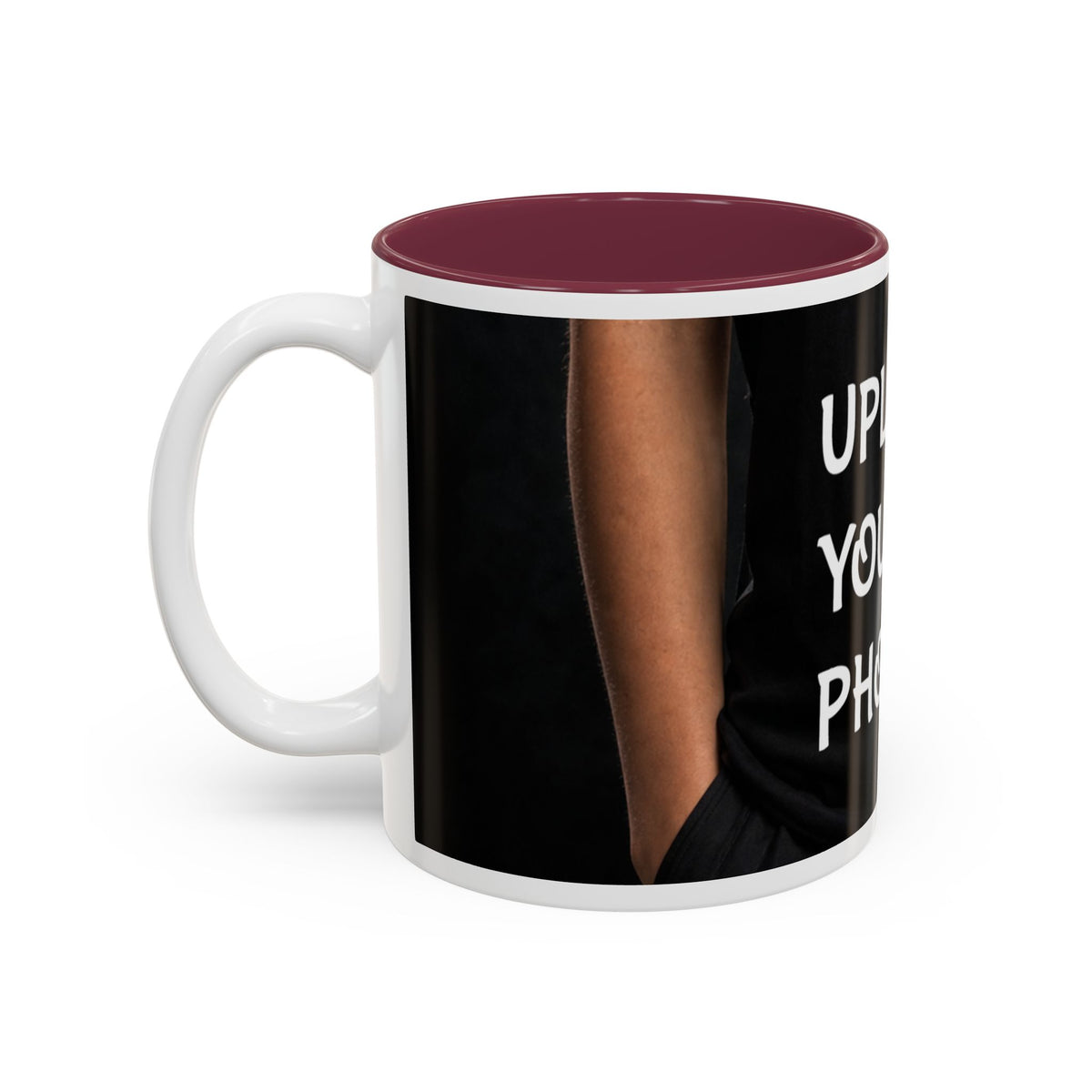 Personalized Photo Accent Mug (Two‑Tone, 11oz/15oz)