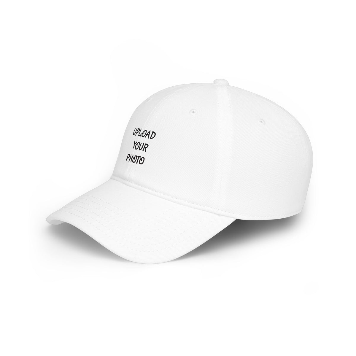 Custom Photo Baseball Cap — Low Profile Personalized Hat