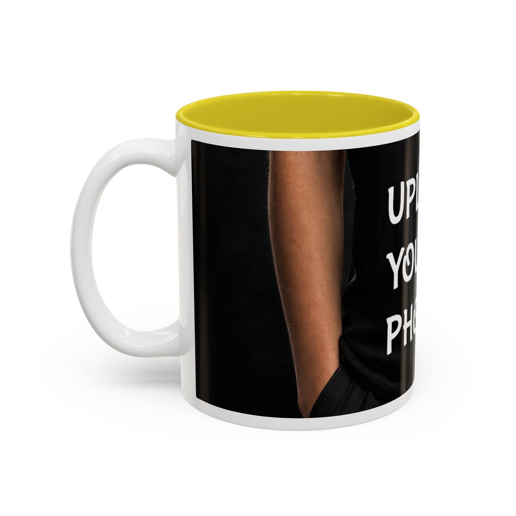 Personalized Photo Accent Mug (Two‑Tone, 11oz/15oz)