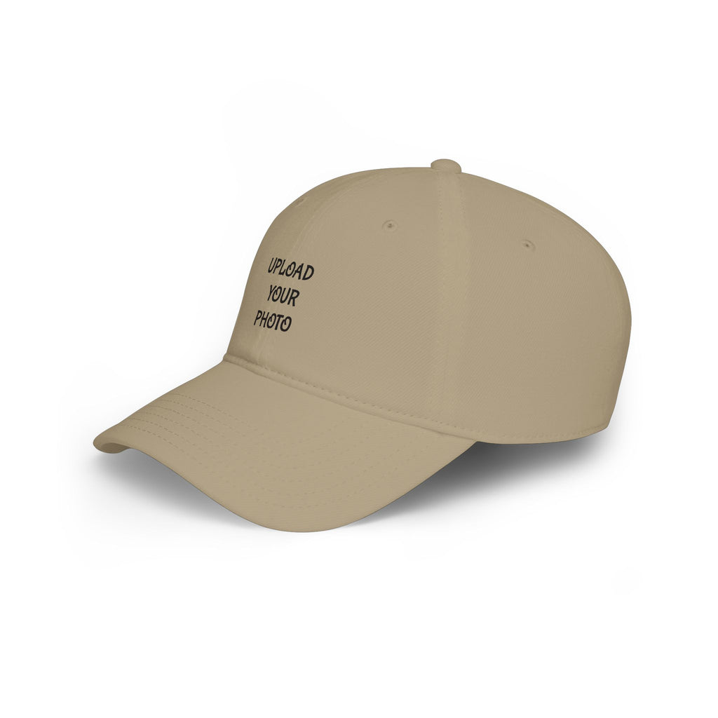 Custom Photo Baseball Cap — Low Profile Personalized Hat
