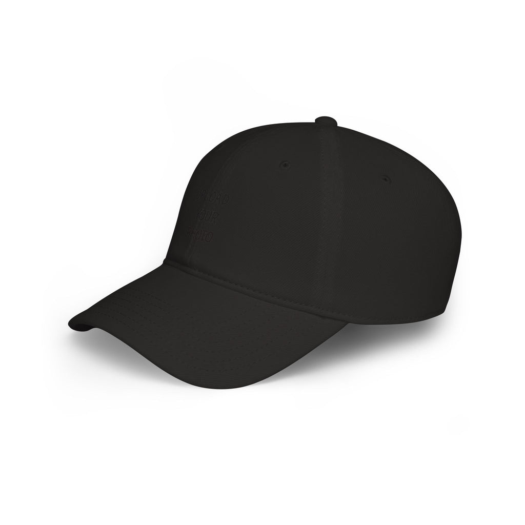 Custom Photo Baseball Cap — Low Profile Personalized Hat