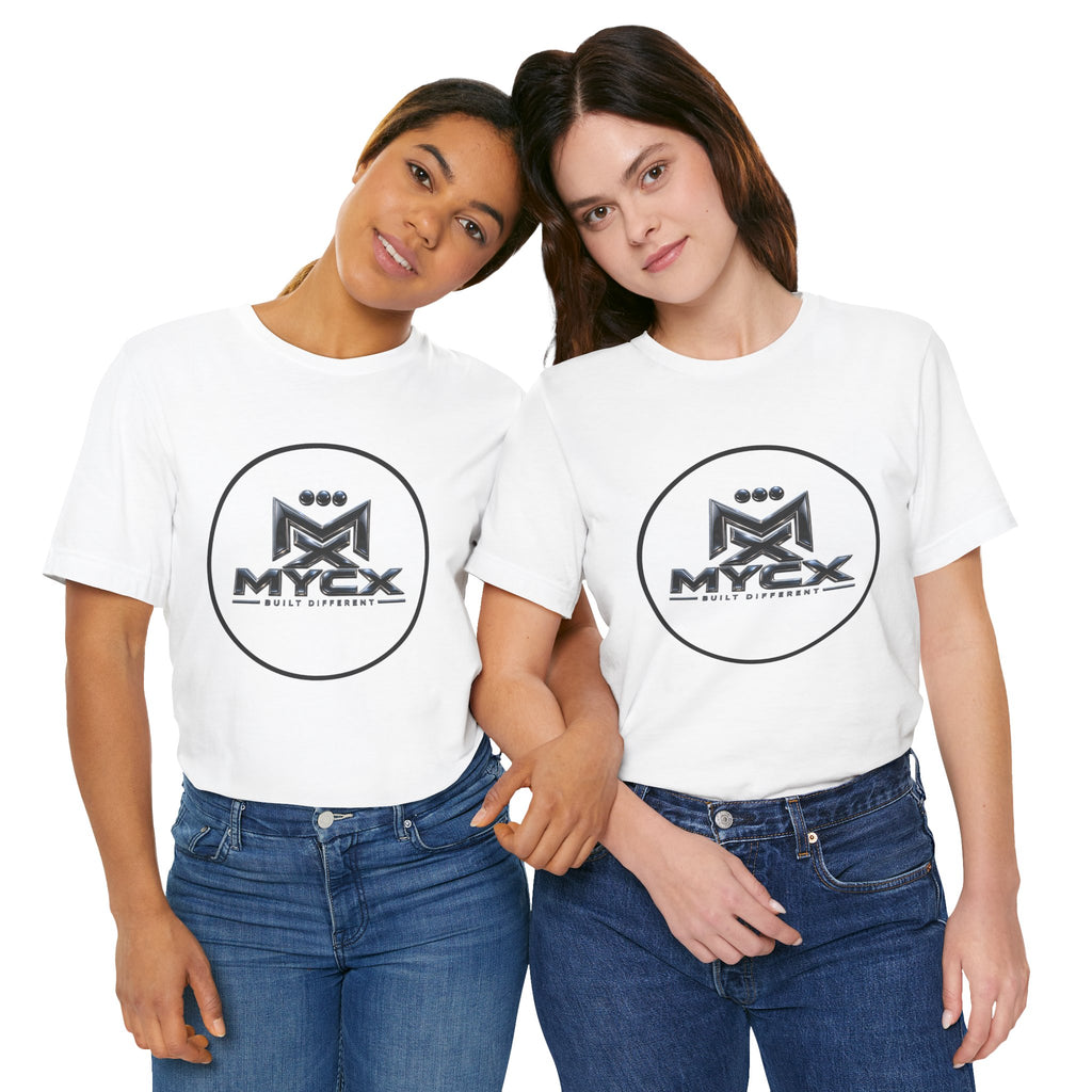 MYCX Logo Tee | Logo Graphic T-Shirt, Monochrome Emblem