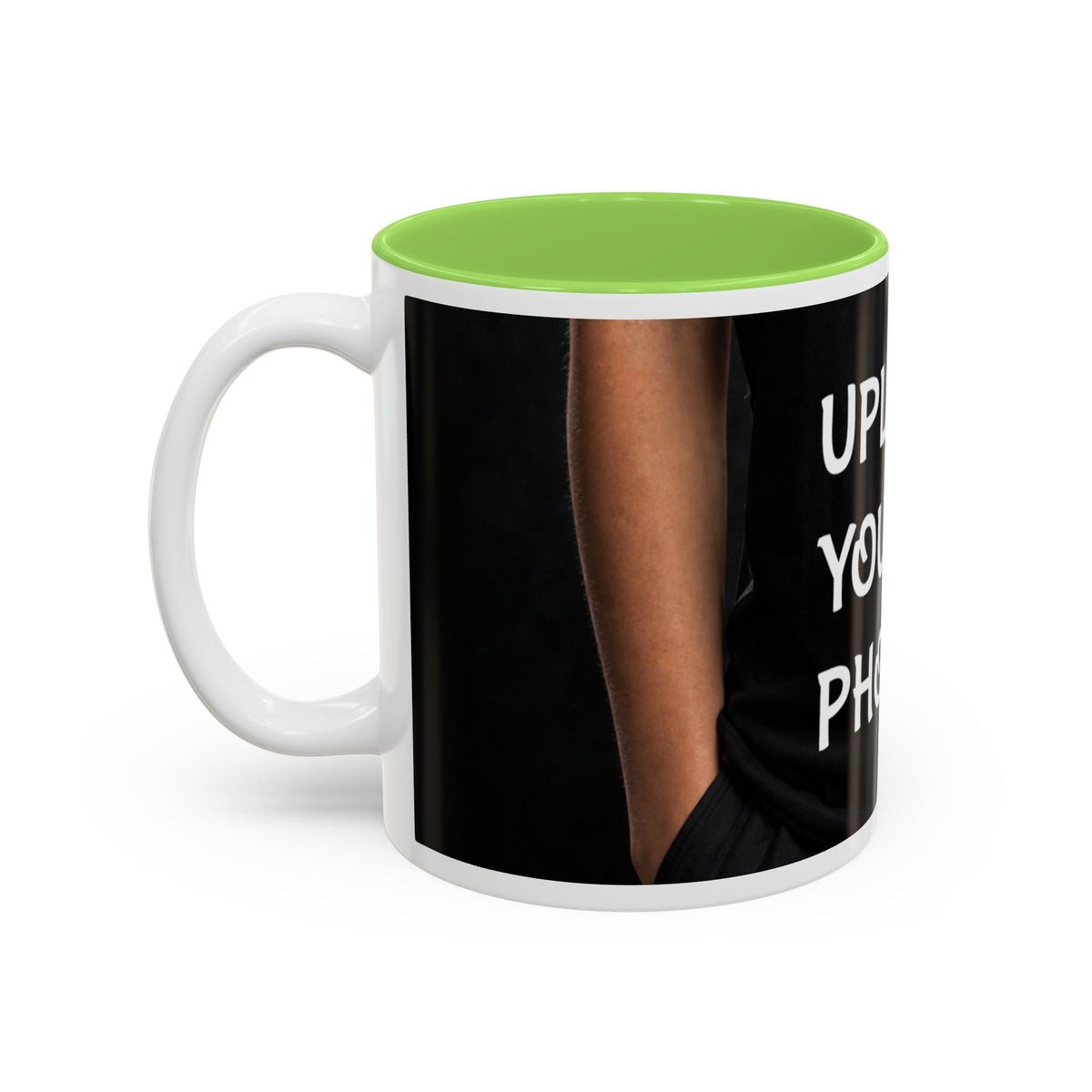 Personalized Photo Accent Mug (Two‑Tone, 11oz/15oz)