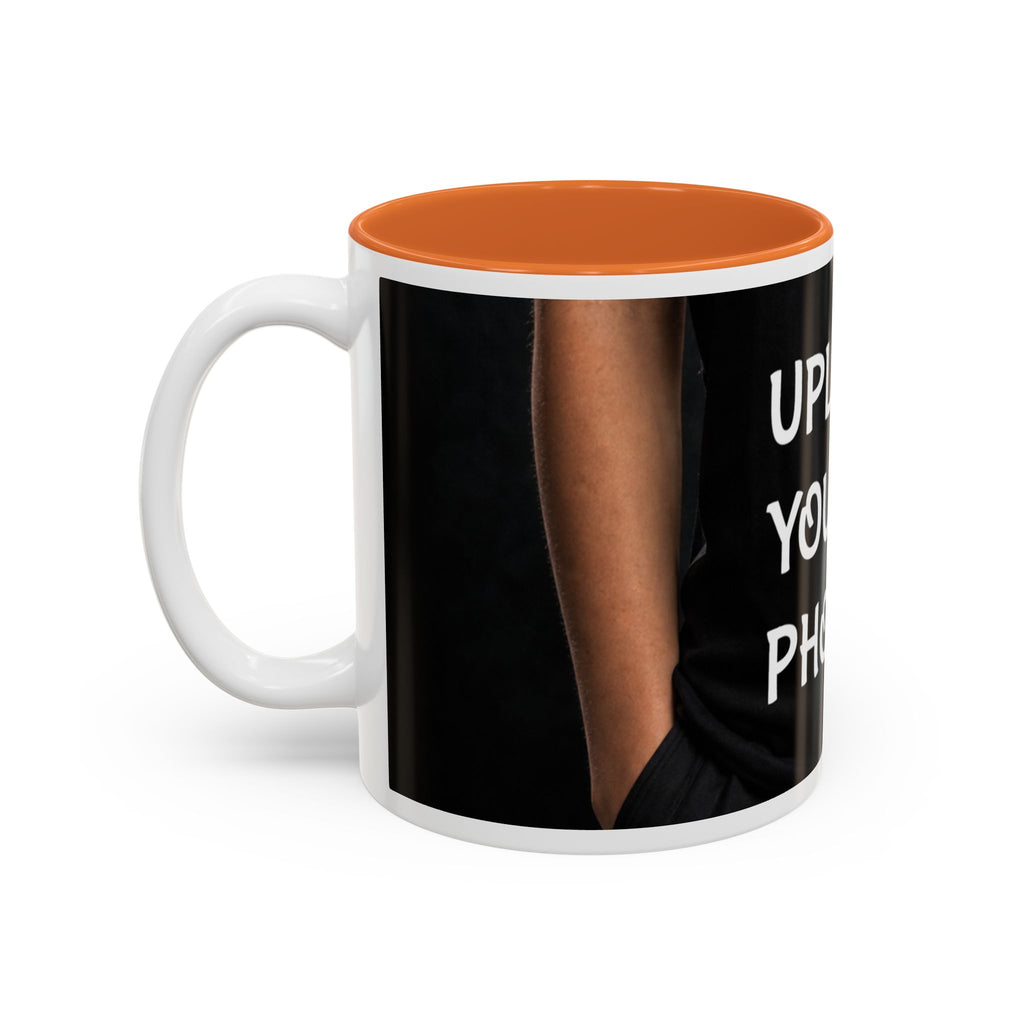 Personalized Photo Accent Mug (Two‑Tone, 11oz/15oz)