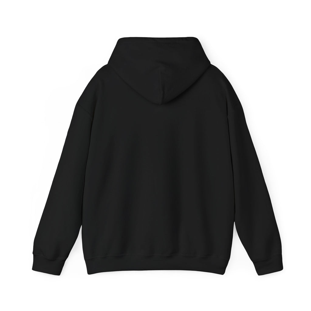 Energy Logo Hoodie — Bold Black & Red Graphic Pullover