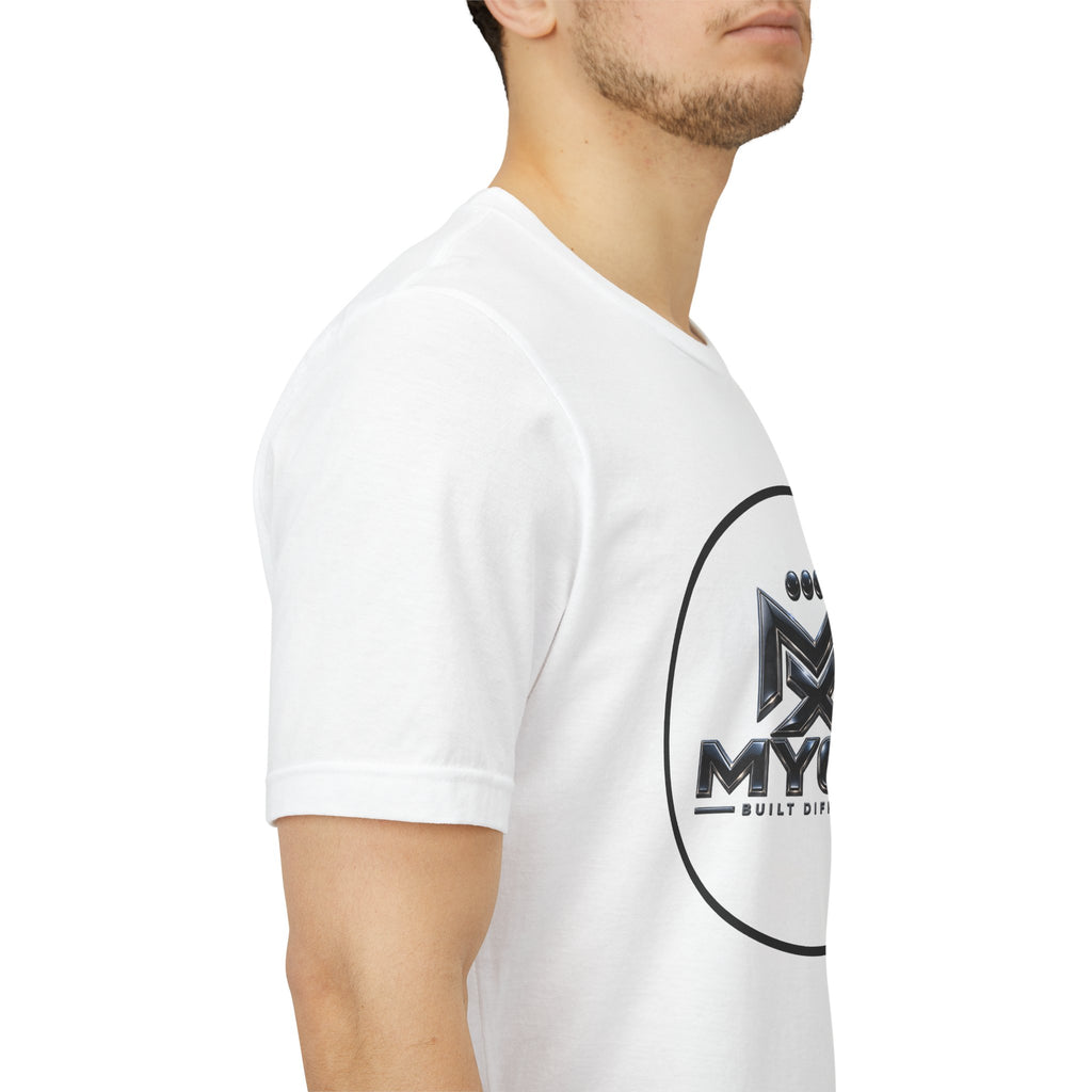 MYCX Logo Tee | Logo Graphic T-Shirt, Monochrome Emblem
