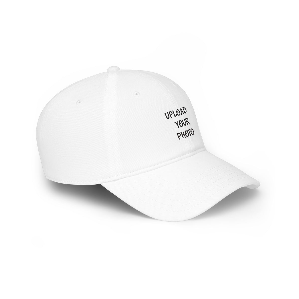Custom Photo Baseball Cap — Low Profile Personalized Hat