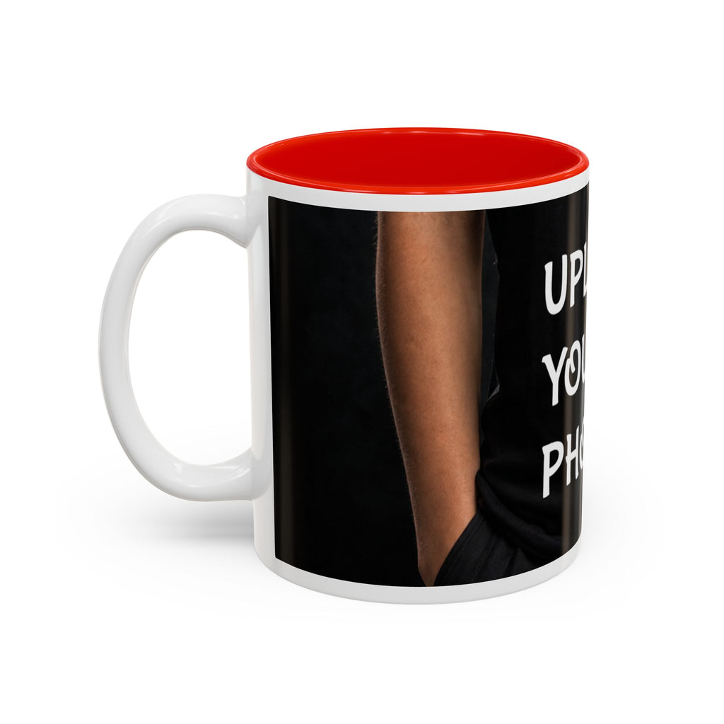 Personalized Photo Accent Mug (Two‑Tone, 11oz/15oz)