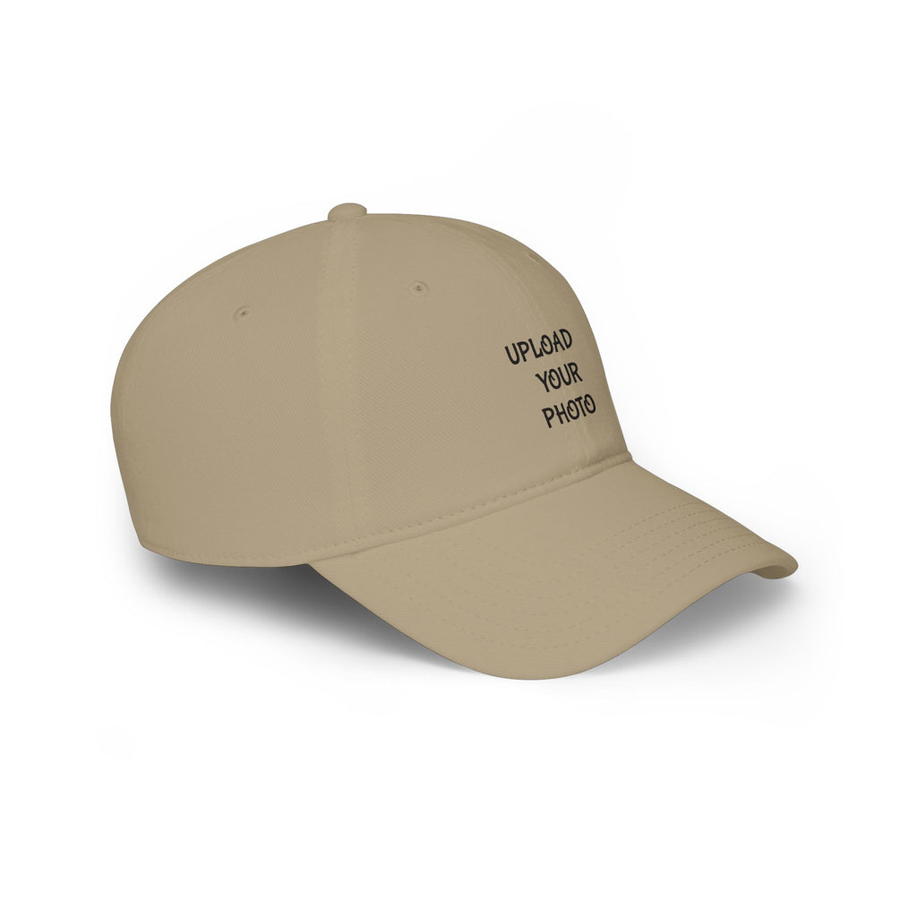 Custom Photo Baseball Cap — Low Profile Personalized Hat