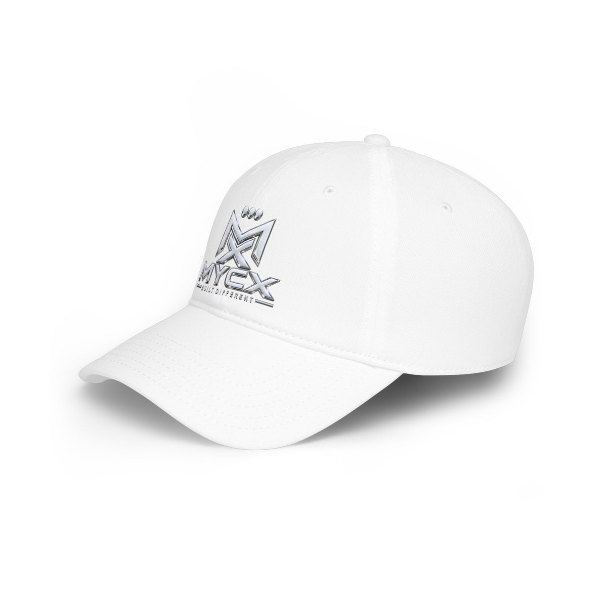MYCX Logo Low Profile Baseball Cap — Embroidered Black Dad Hat
