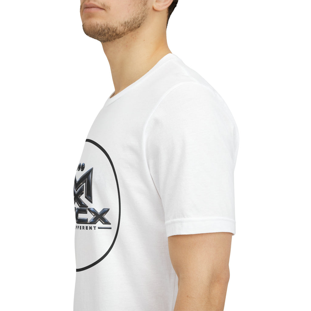 MYCX Logo Tee | Logo Graphic T-Shirt, Monochrome Emblem