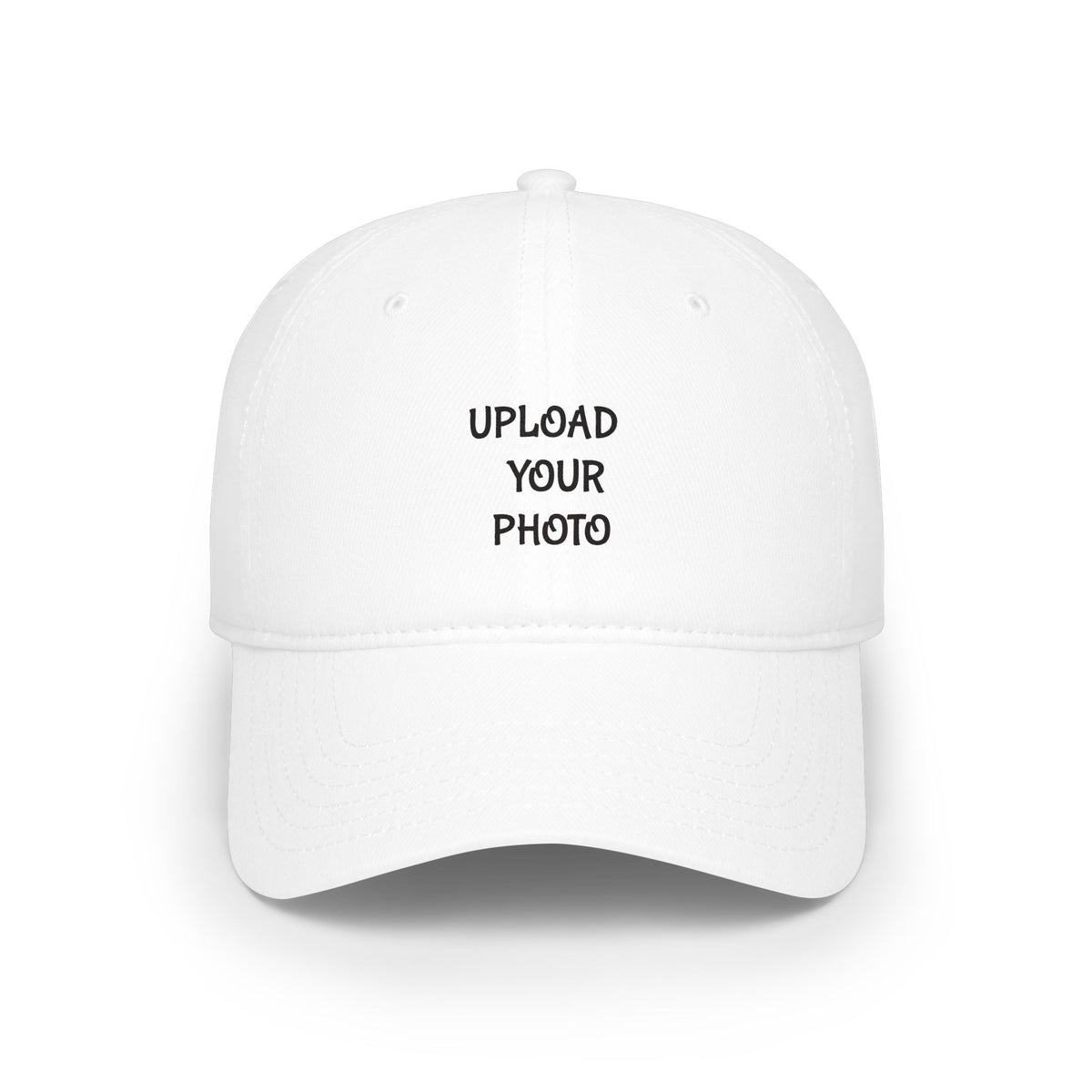 Custom Photo Baseball Cap — Low Profile Personalized Hat