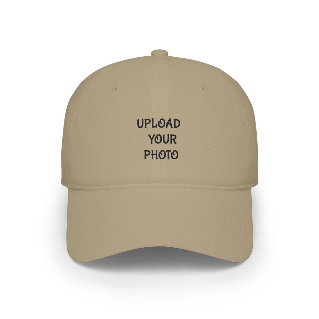 Custom Photo Baseball Cap — Low Profile Personalized Hat