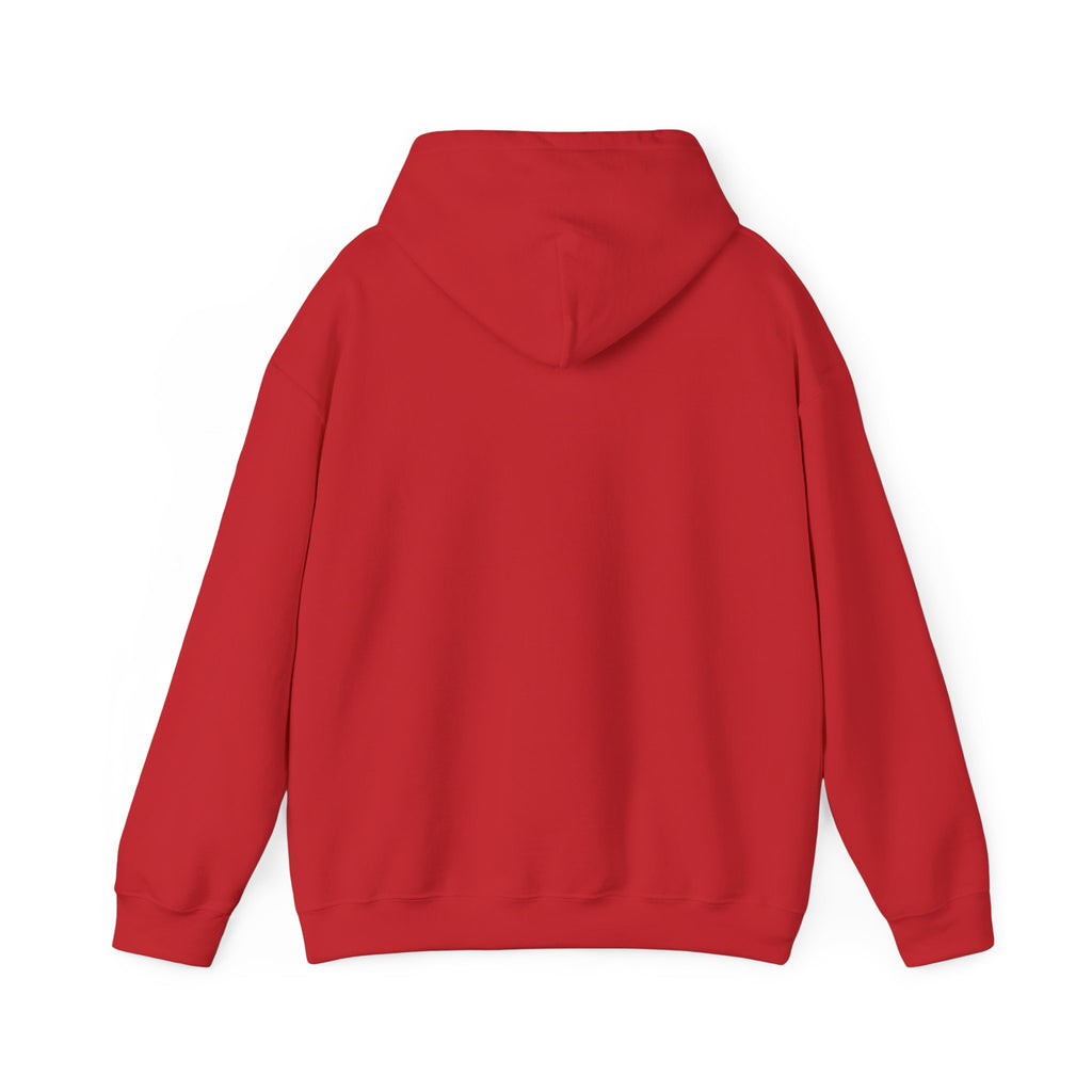 Energy Logo Hoodie — Bold Black & Red Graphic Pullover
