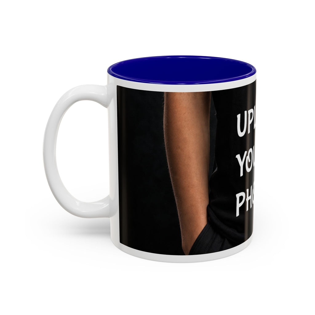 Personalized Photo Accent Mug (Two‑Tone, 11oz/15oz)